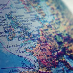 A picture of a globe