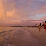 People walking on a beach