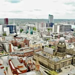 Image of tall buildings taken from up high
